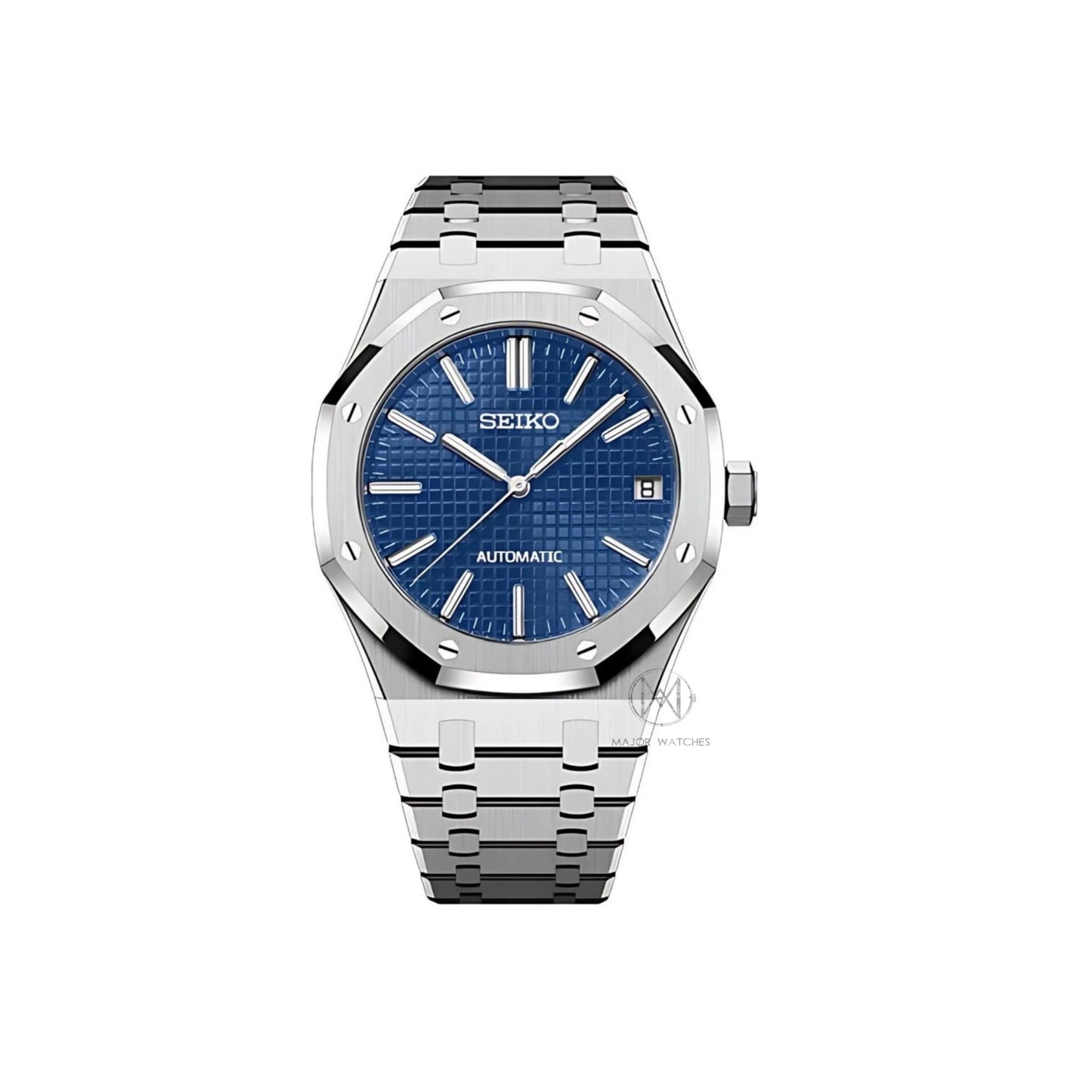 Seiko Mod Royal Oak Blue