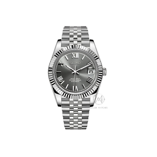 Seiko Mod Datejust Grey