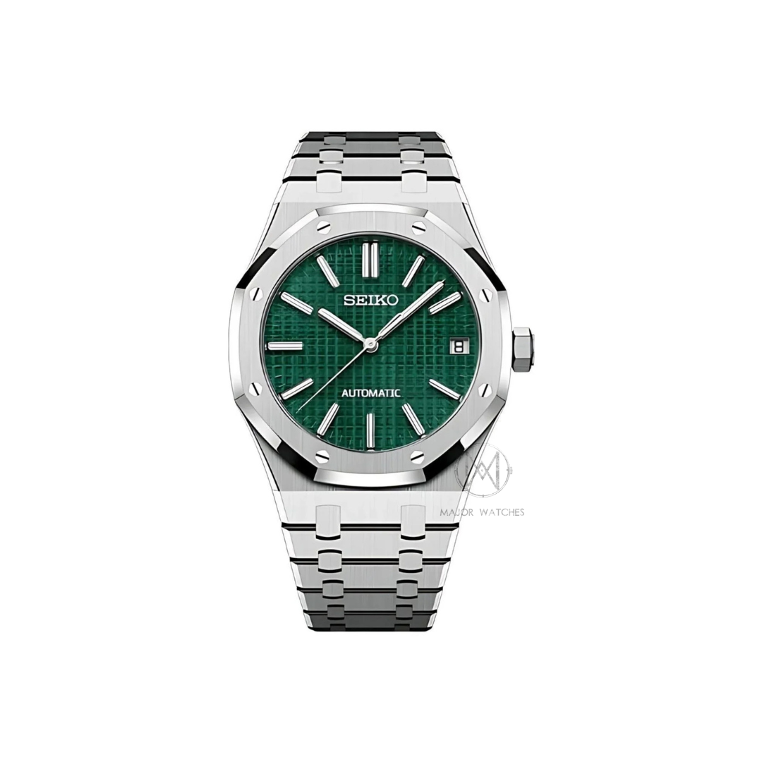 Seiko Mod Royal Oak Green